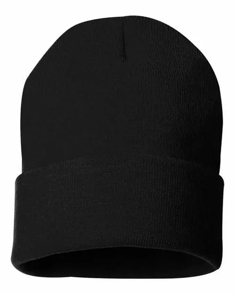 12" Solid Cuffed Beanie - Imprint Now