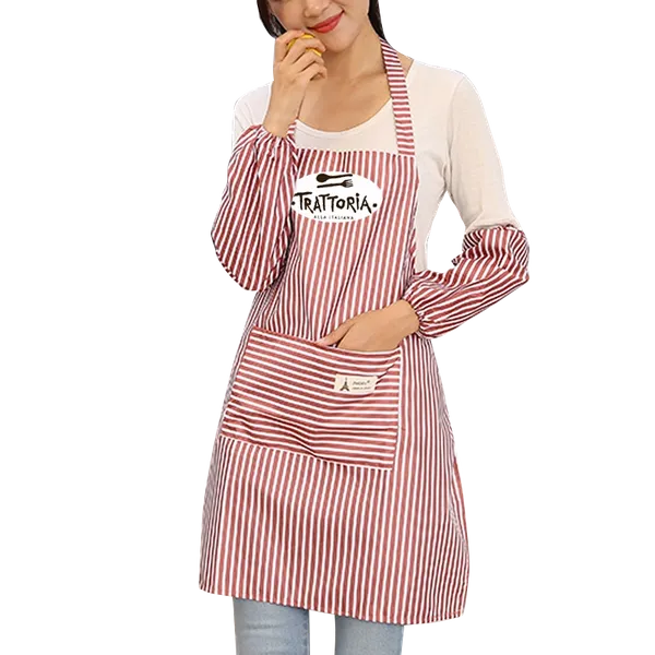 Waterproof Polyester Stripe Apron - Imprint Now