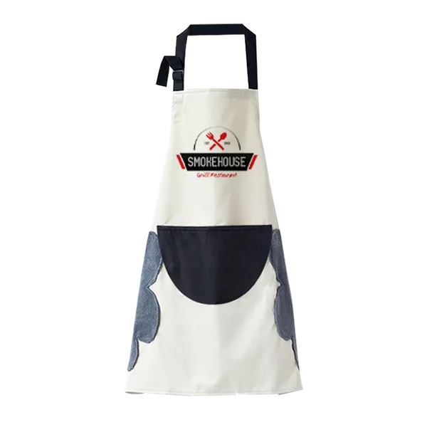 Floral Apron with Hand Wiping Pockets - Imprint Now