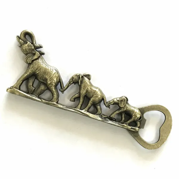 3D Elephants Bottle Opener - Imprint Now