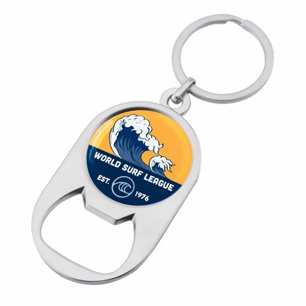 Multiuse Alloy Bottle Opener Keychain - Imprint Now