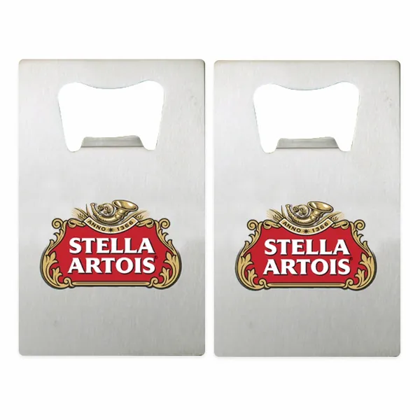 Silver Card Bottle Opener - Imprint Now