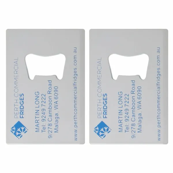Color Filled Card Bottle Opener - Imprint Now