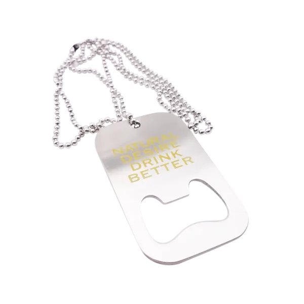 Dog Tag Bottle Opener - Imprint Now