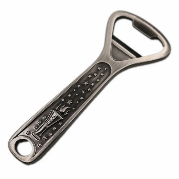Antique Silver Bottle Opener - Imprint Now