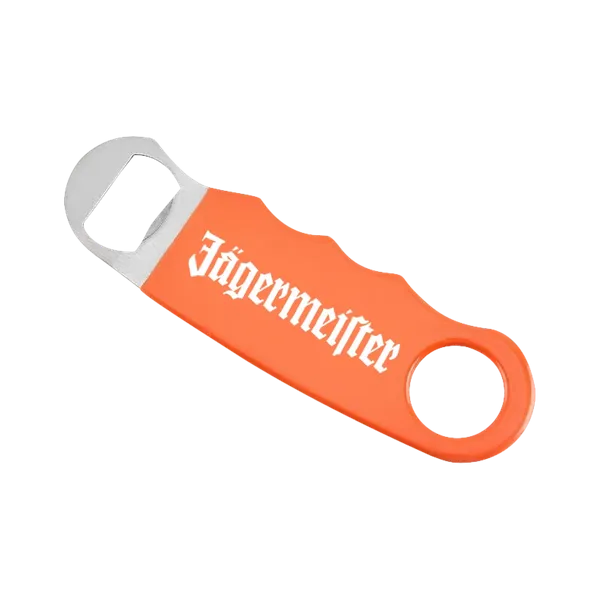 Orange Hand Grip Flat Bottle Opener - Imprint Now