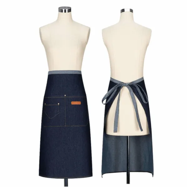 Extended Length Denim Apron - Imprint Now