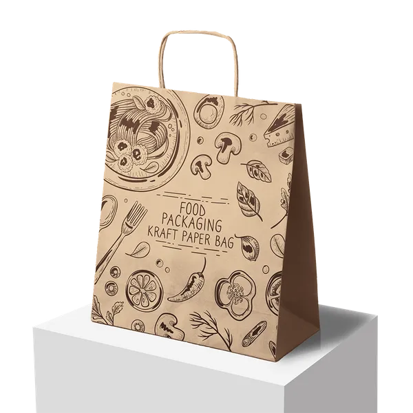 Kraft Paper Packaging Bag - Imprint Now