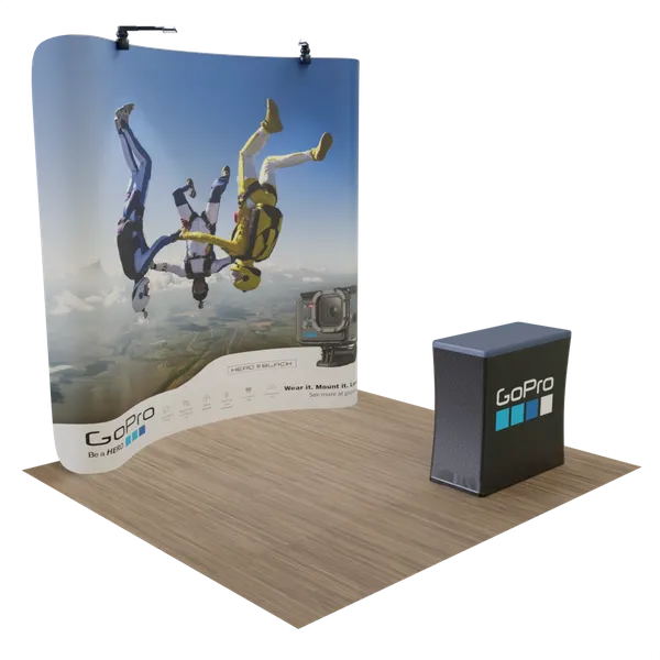 10' x 8' Curved Zip Up Display - Imprint Now