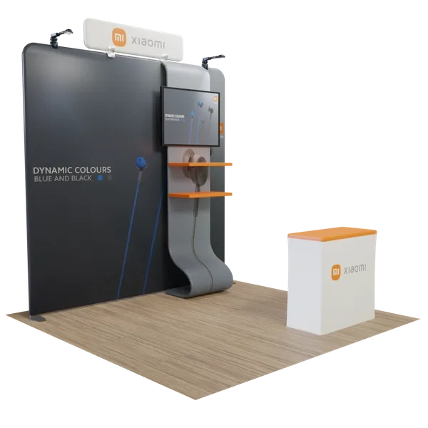 10' x 10' Straight  Media Display - Imprint Now