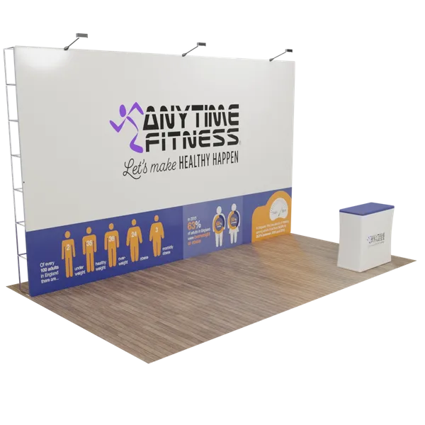 Custom Pop Up Trade Show Display 20' x 10' - Imprint Now
