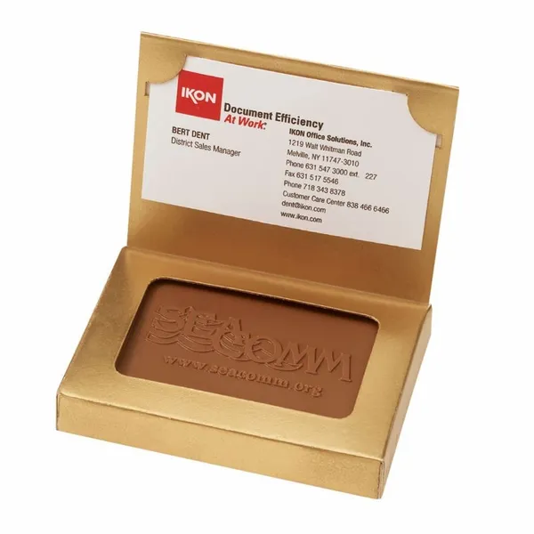 Custom Chocolate Cookies - Cookie Business Card Box - Imprint Now