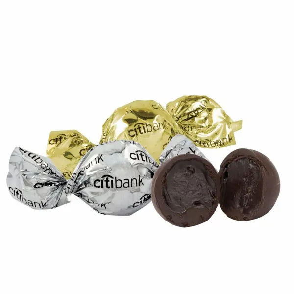 Wrapped Chocolates Twist Wrapped Truffles - Imprint Now