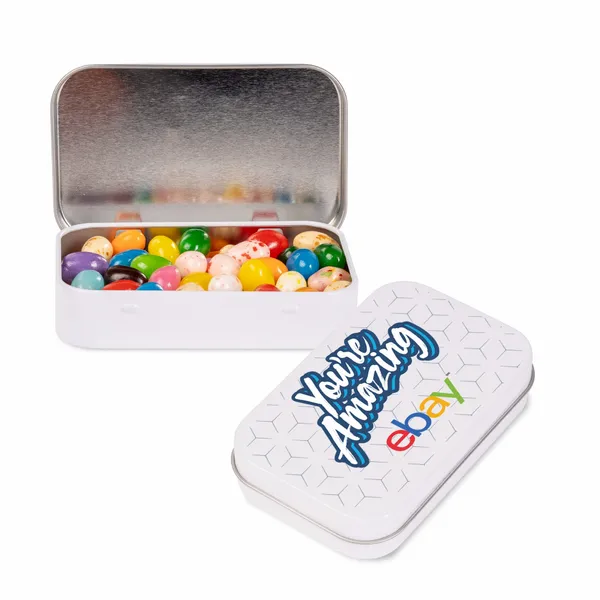 Rectangular Tin - Gourmet Jelly Beans® - Imprint Now