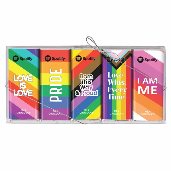 Pride 5 Pack Chocolate Bar Set - Imprint Now