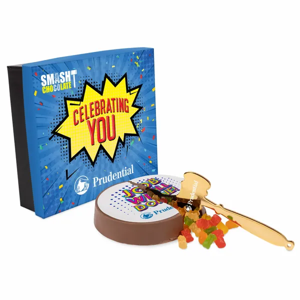 Smash Chocolate Cake w/ Gummy Bears & Color Topper - Imprint Now