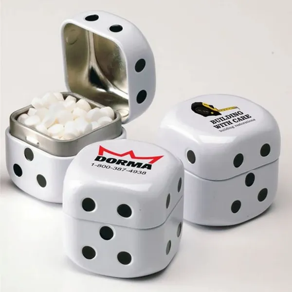 Roll the Dice Tin-MicroMints® - Imprint Now