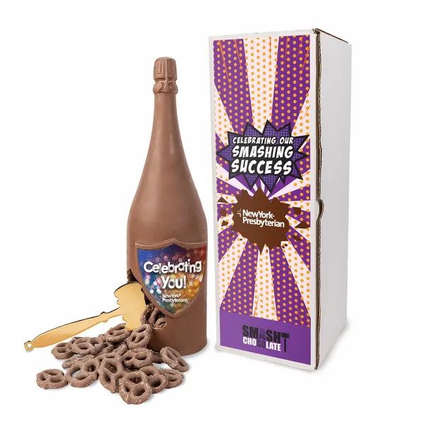 Mega Smash Chocolate with Mini Milk Pretzels - Imprint Now