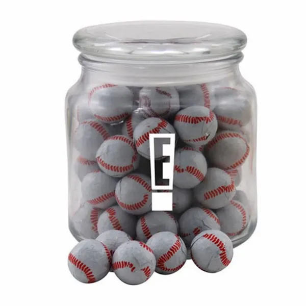 Jar with Chocolate Baseballs - SG400 - Imprint Now