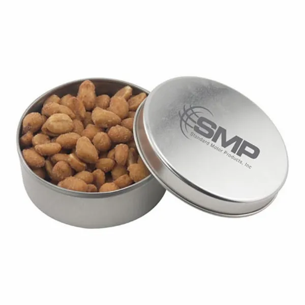 Round Tin with Honey Roasted Peanuts - SBF3000 - Imprint Now