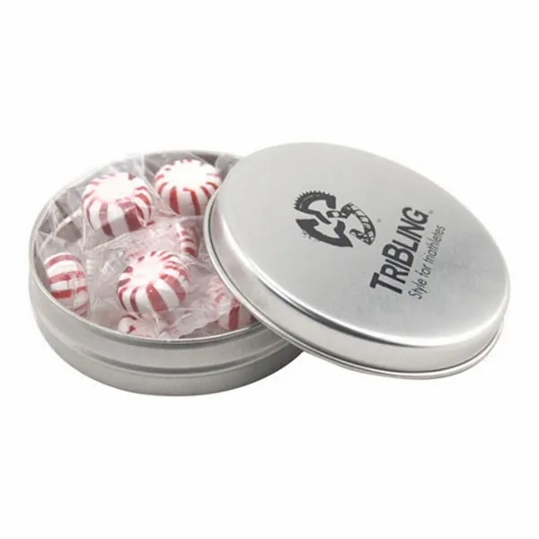Round Tin with Starlight Peppermints - SBF2900 - Imprint Now