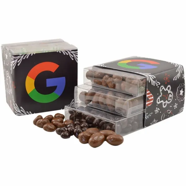 3 Way Chocolate Covered Stack Tower - Imprint Now