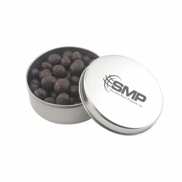 Round Tin with Choc Espresso Beans - SBF3000 - Imprint Now