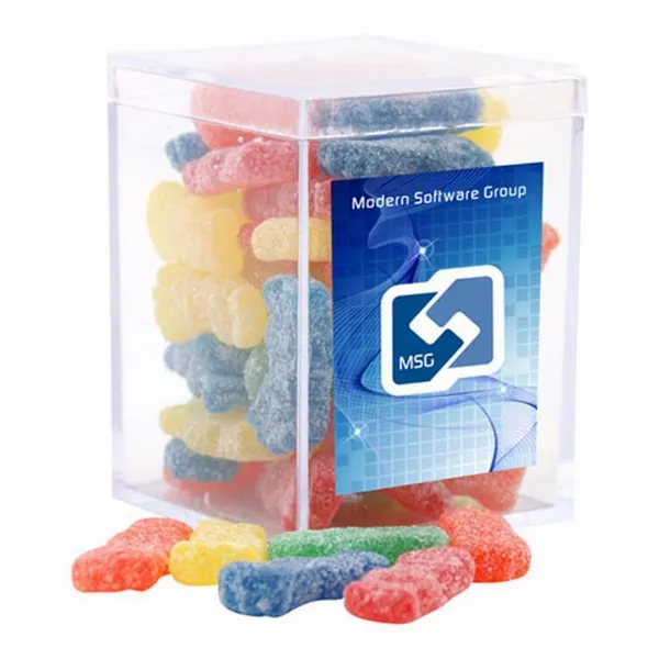 Acrylic Box with Sour Patch Kids - Small - Imprint Now