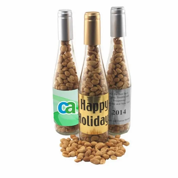 Champagne Bottle with Peanuts 11" - Imprint Now