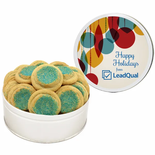 Fresh Beginnings Gourmet Sugar Cookie Tin - Imprint Now