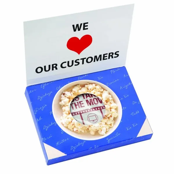 Greeting Card Box with Microwave Popcorn - Imprint Now