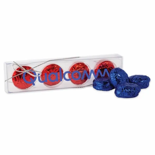 4 Piece Foil Sandwich Cookie Box - Imprint Now