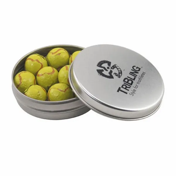 Round Tin with Chocolate Tennis Balls - SBF2900 - Air Fresheners Now