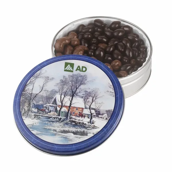 Glad Tidings Tins - Dark Choc Almonds & Milk Choc Cashews - Air Fresheners Now