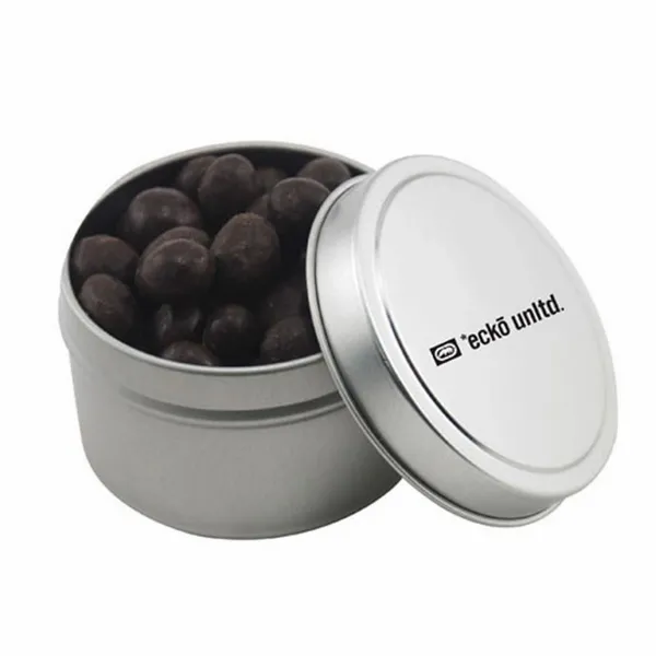 Round Tin with Choc Espresso Beans - SBF3100 - Imprint Now