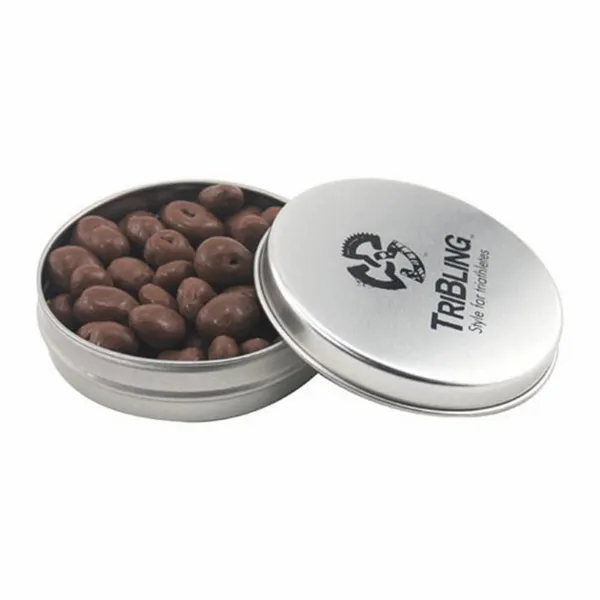 Round Tin with Chocolate Raisins - SBF2900 - Imprint Now