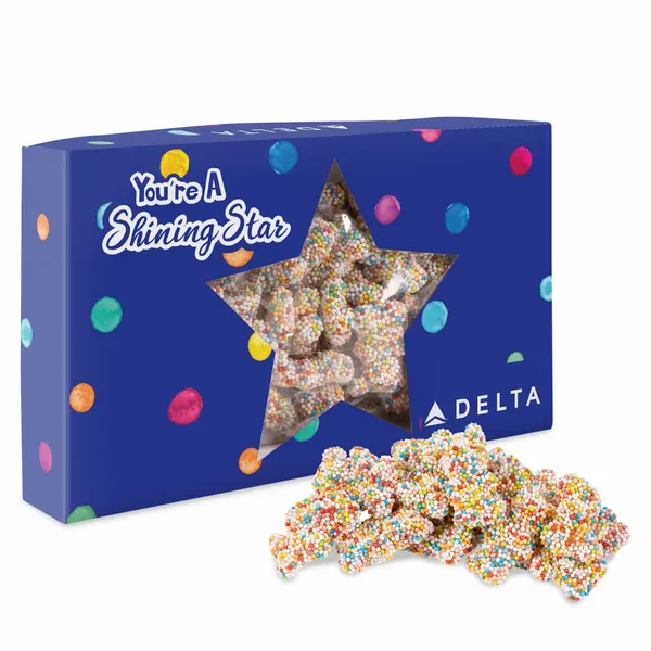 You're a Star Die Cut Box with Gummy Crispy Crunch Bears - Imprint Now
