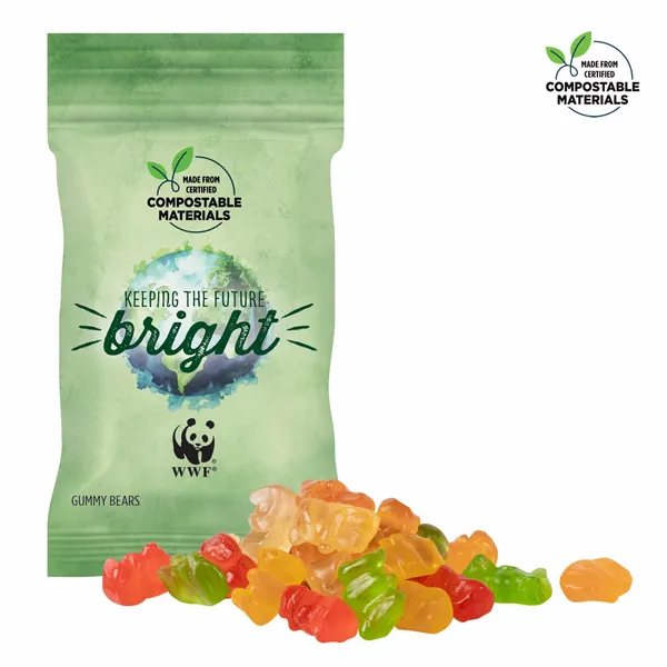 1oz ECO-Digibag, Compostable & Full Color, Gummy Bears - Imprint Now