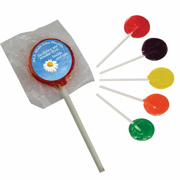 Lollipop w/ Round Label - Imprint Now