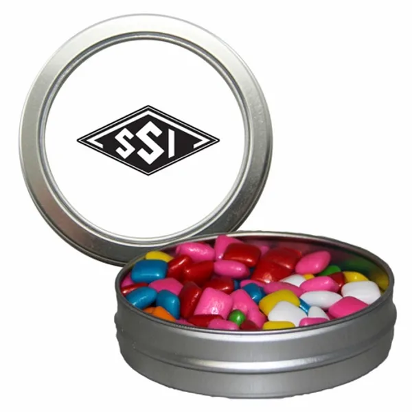 Candy Window Tin Short Round - Imprint Now