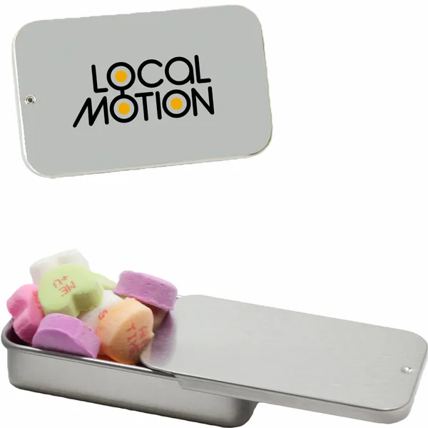 Slider Tin with Conversation Hearts - Imprint Now