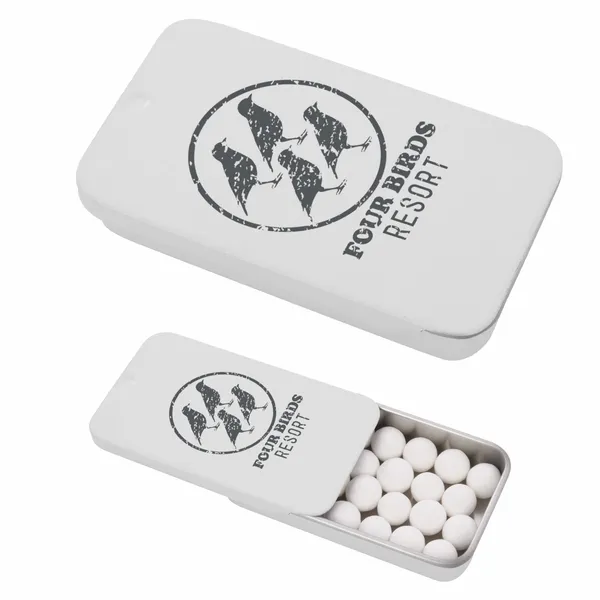 Signature Peppermints In Slider Tin - Imprint Now