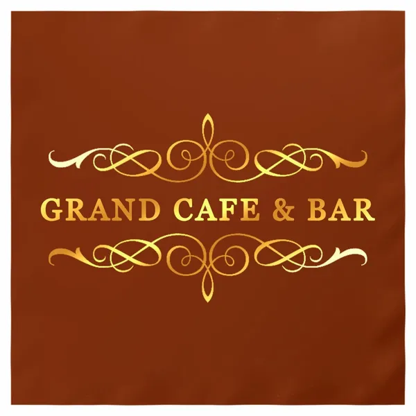 Custom Foil Stamped Dinner Napkin