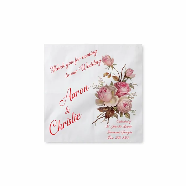 Custom Beverage Napkin