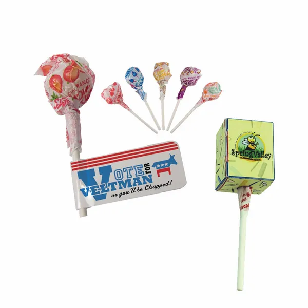 Dum Dum w/ Flag or 4 Color Process Box - Imprint Now