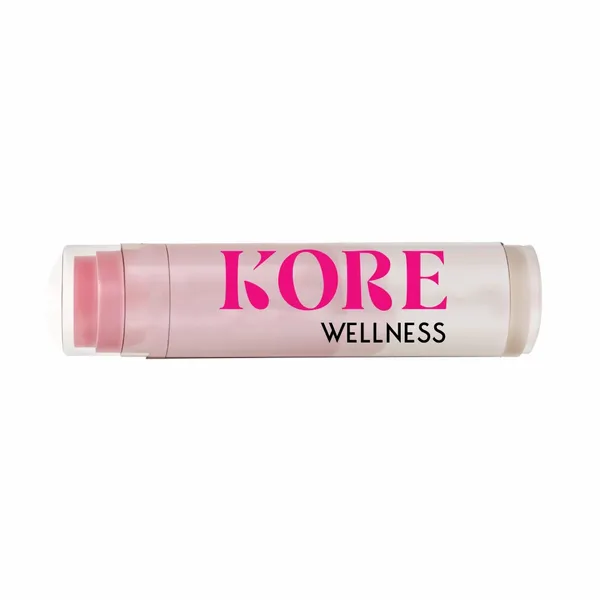 Colored Lip Balm in Clear Tube