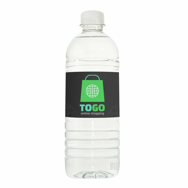 16.9 oz Plastic Ribbed Bottle - Imprint Now