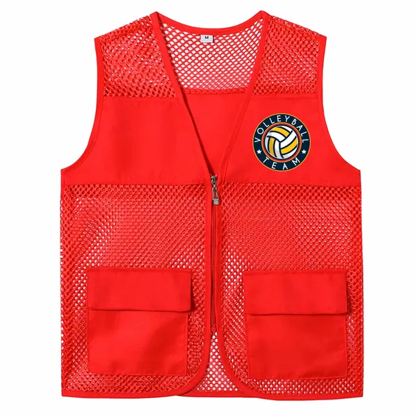 Breathable Mesh Vests with Zippers - Imprint Now