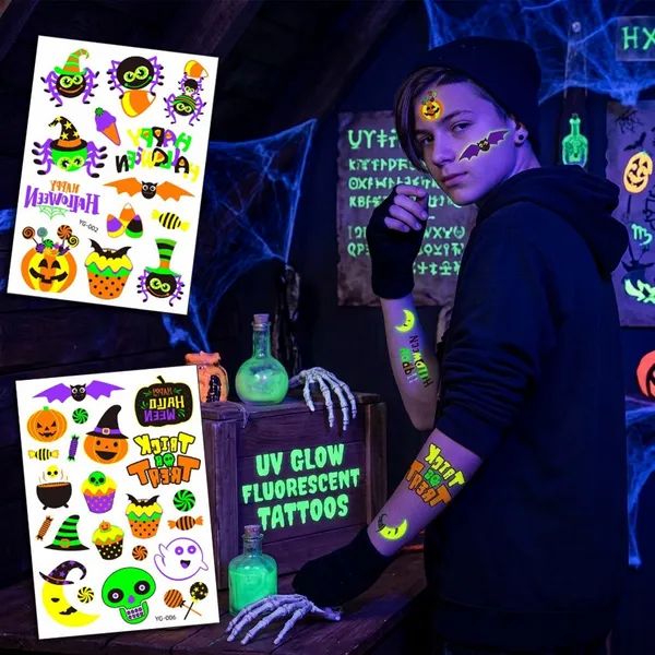 UV Glow Fluorescent Tattoos - Imprint Now