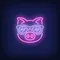 Cute Cartoon Pink Pig Sunglasses Neon Sign - Imprint Now